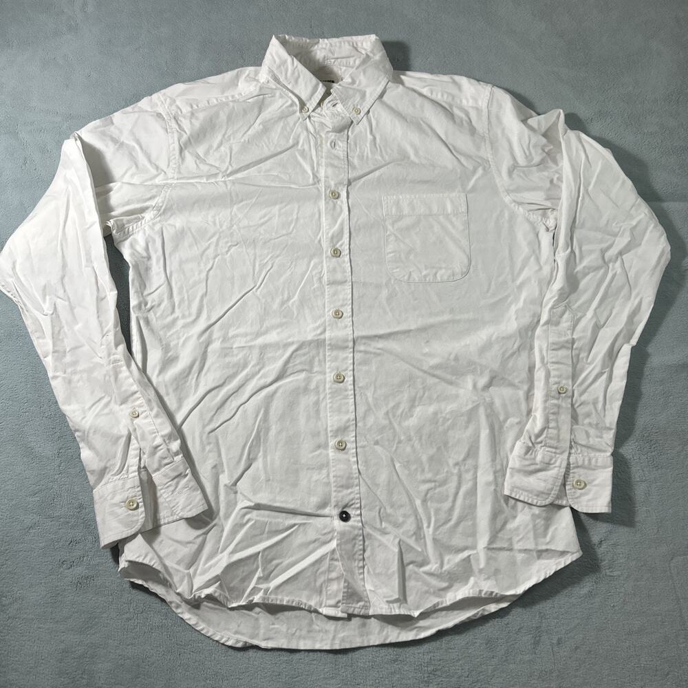 Taylor Stitch White Men's Button-Down Shirt Size 40